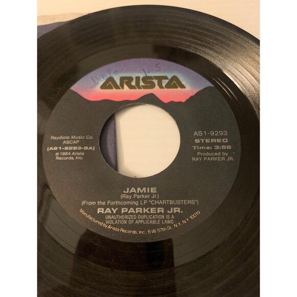Ray Parker Jr. "Jamie" / "Christmas Time Is Here" 7" Vinyl Record Single Arista - Picture 2 of 5